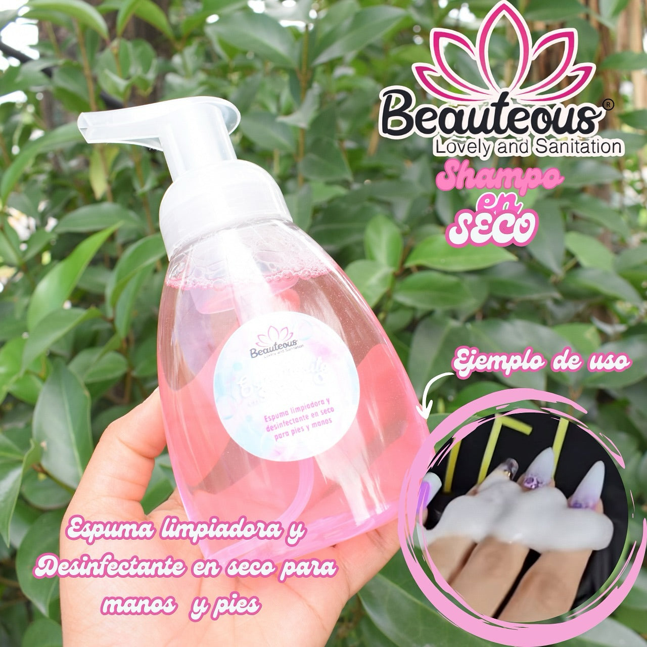 SHAMPO EN SECO AROMA ROSAS 250 ML