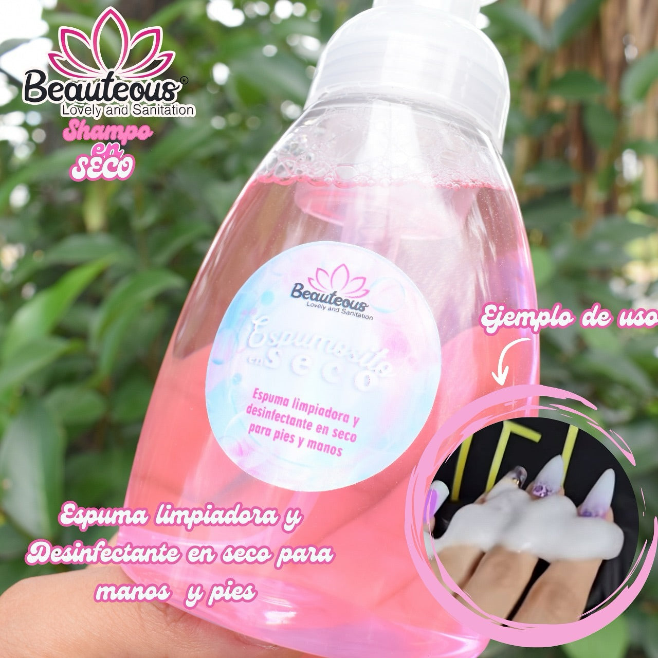 SHAMPO EN SECO AROMA ROSAS 250 ML