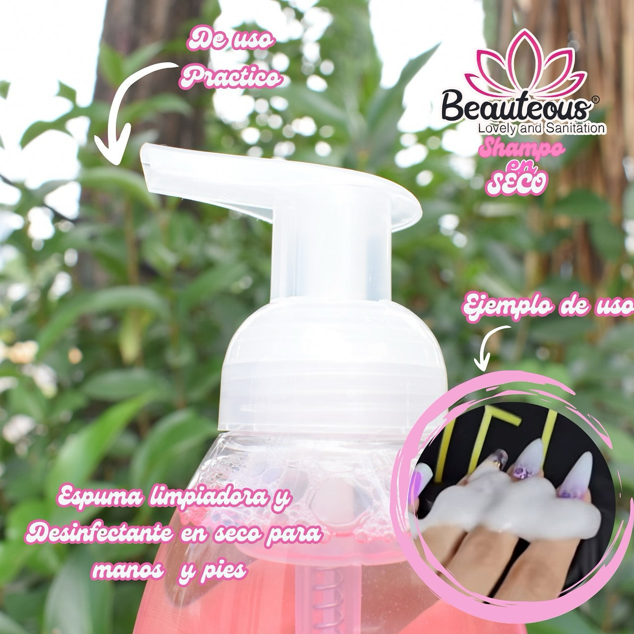 SHAMPO EN SECO AROMA ROSAS 250 ML