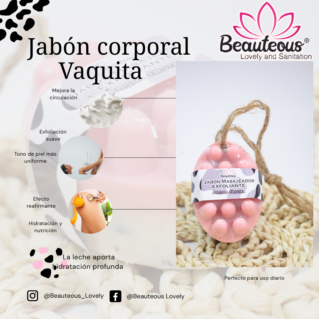 JABON CORPORAL MASAJEADOR VAQUITA