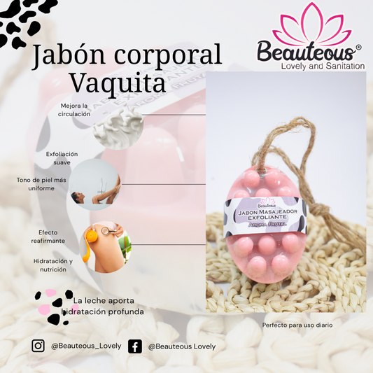 JABON CORPORAL MASAJEADOR VAQUITA
