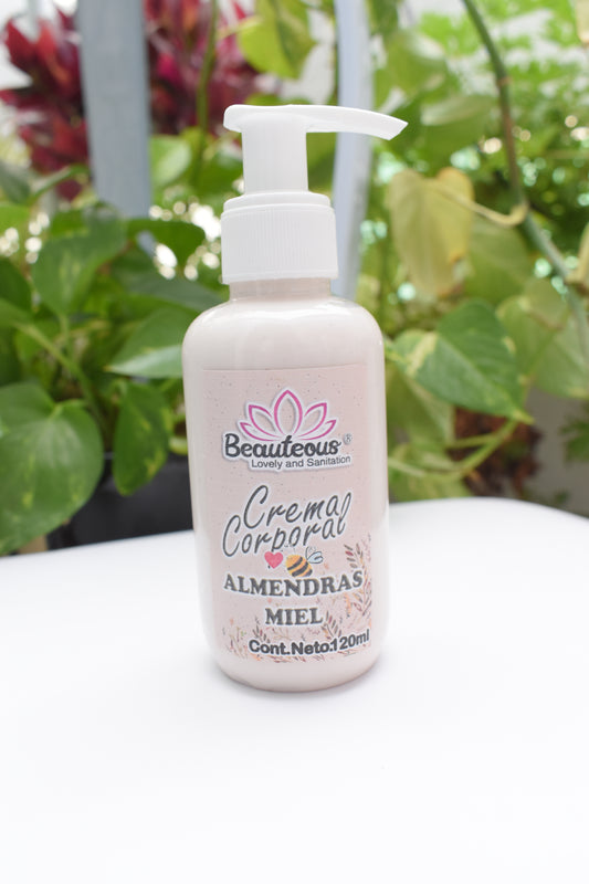 CREMA CORPORAL ALMENDRAS MIEL BEAUTEOUS LOVELY 120 G