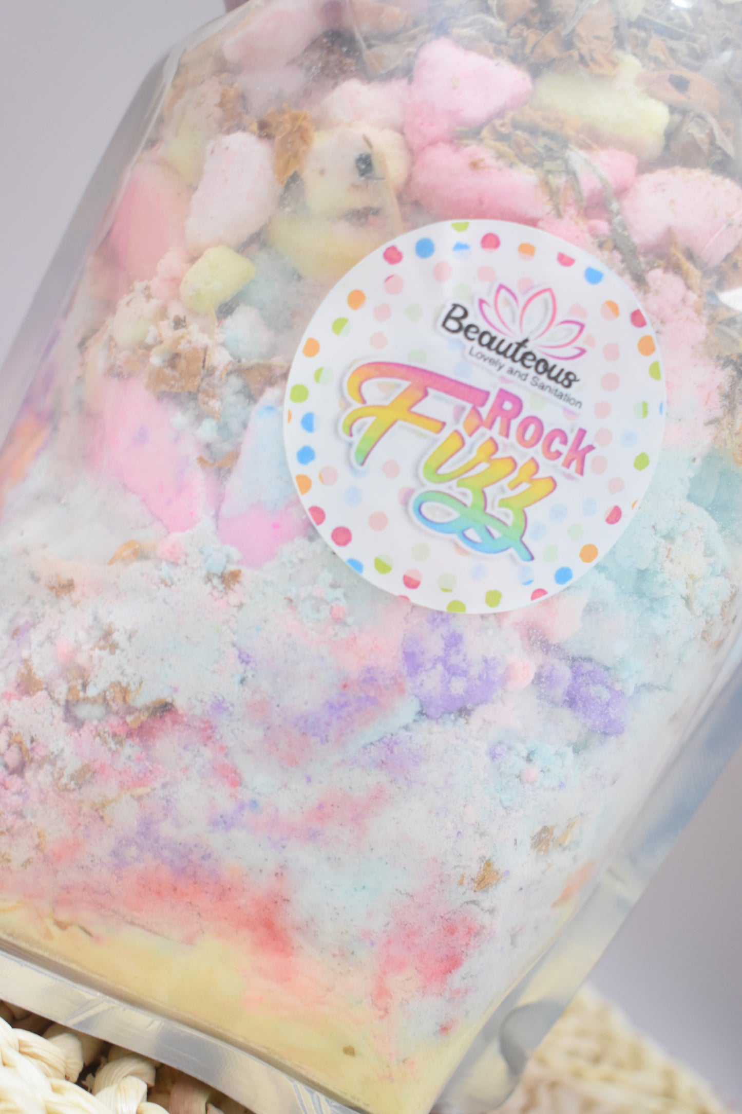 FIIZ ROCK 1 KILO Polvo Efervescente para Pedicure SPA BEAUTEOUS LOVELY