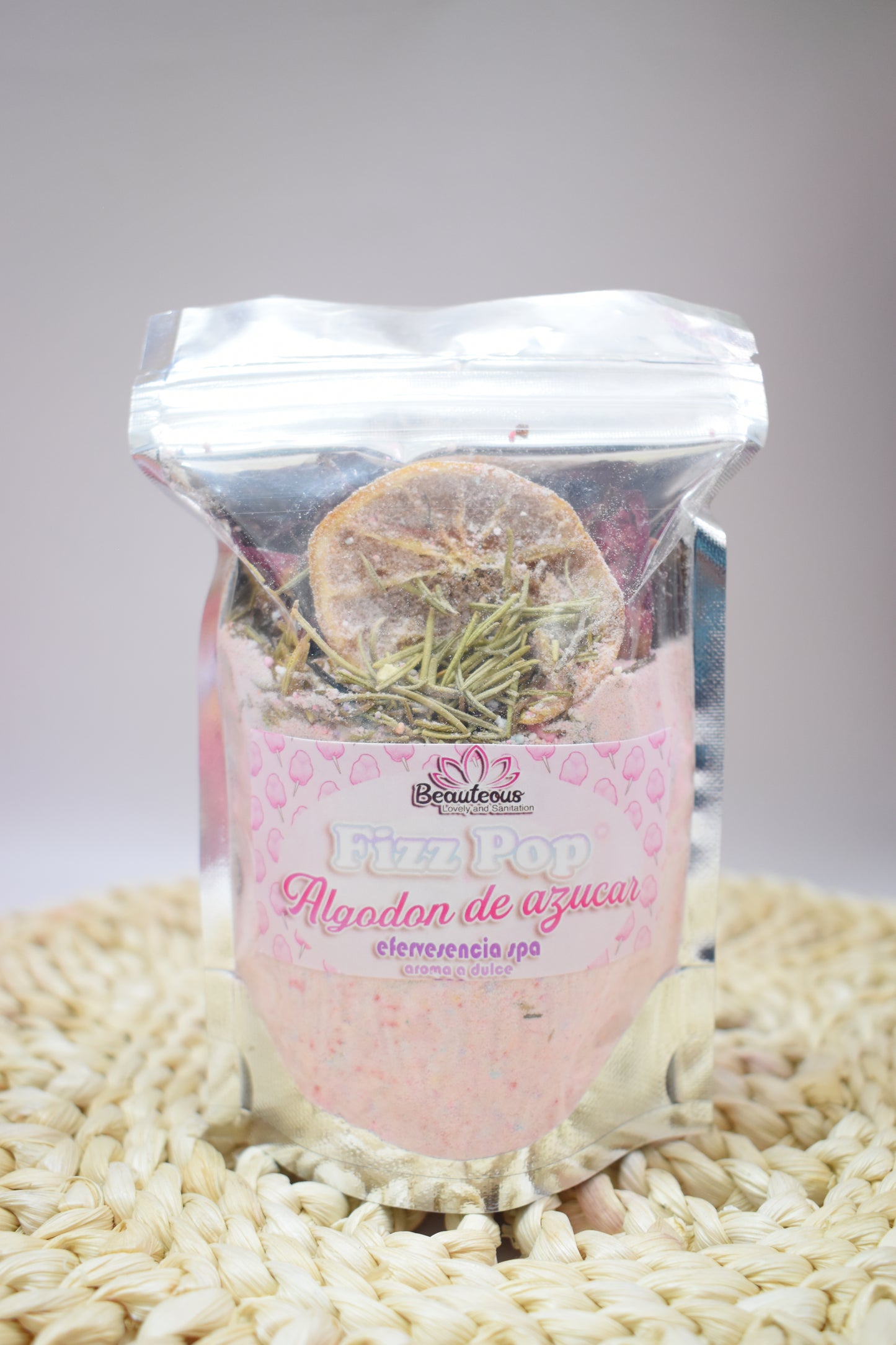FIIZ ROCK 100 G Polvo Efervescente para Pedicure SPA BEAUTEOUS LOVELY