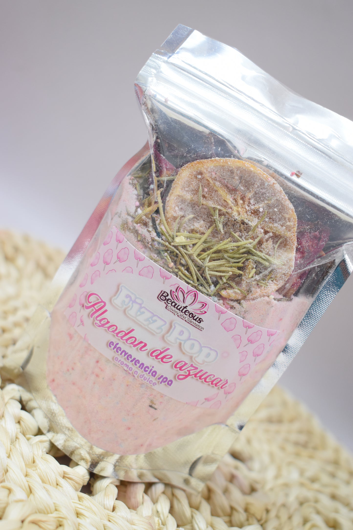 FIIZ ROCK 100 G Polvo Efervescente para Pedicure SPA BEAUTEOUS LOVELY