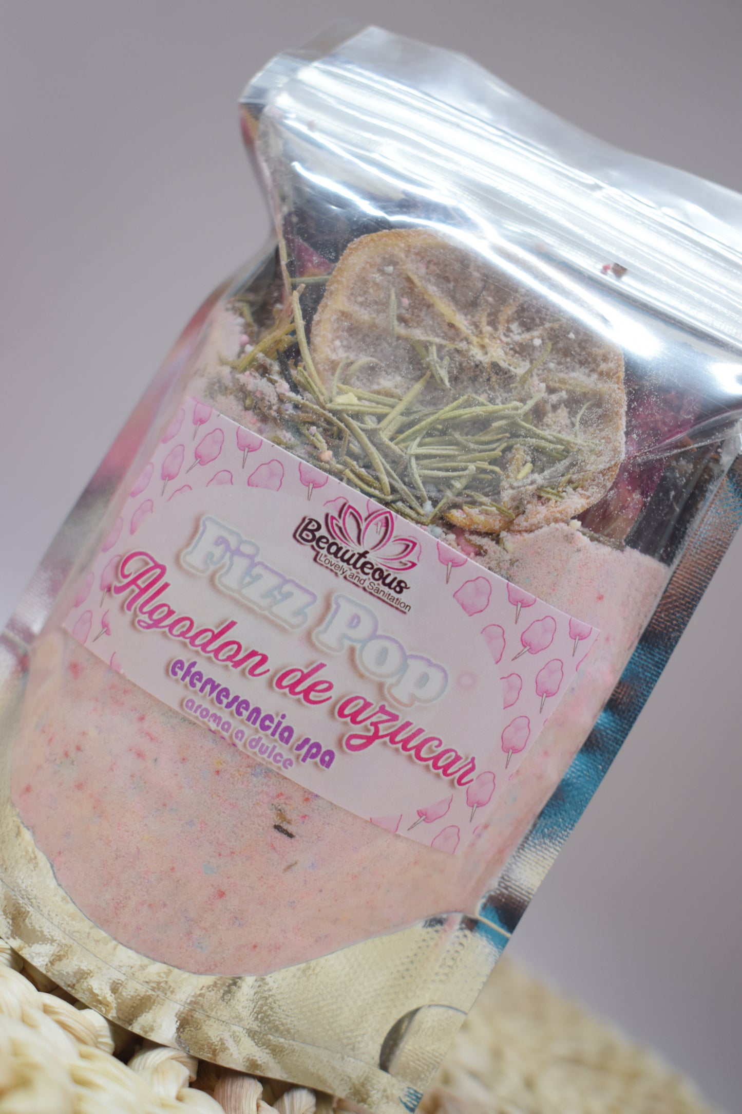 FIIZ ROCK 100 G Polvo Efervescente para Pedicure SPA BEAUTEOUS LOVELY