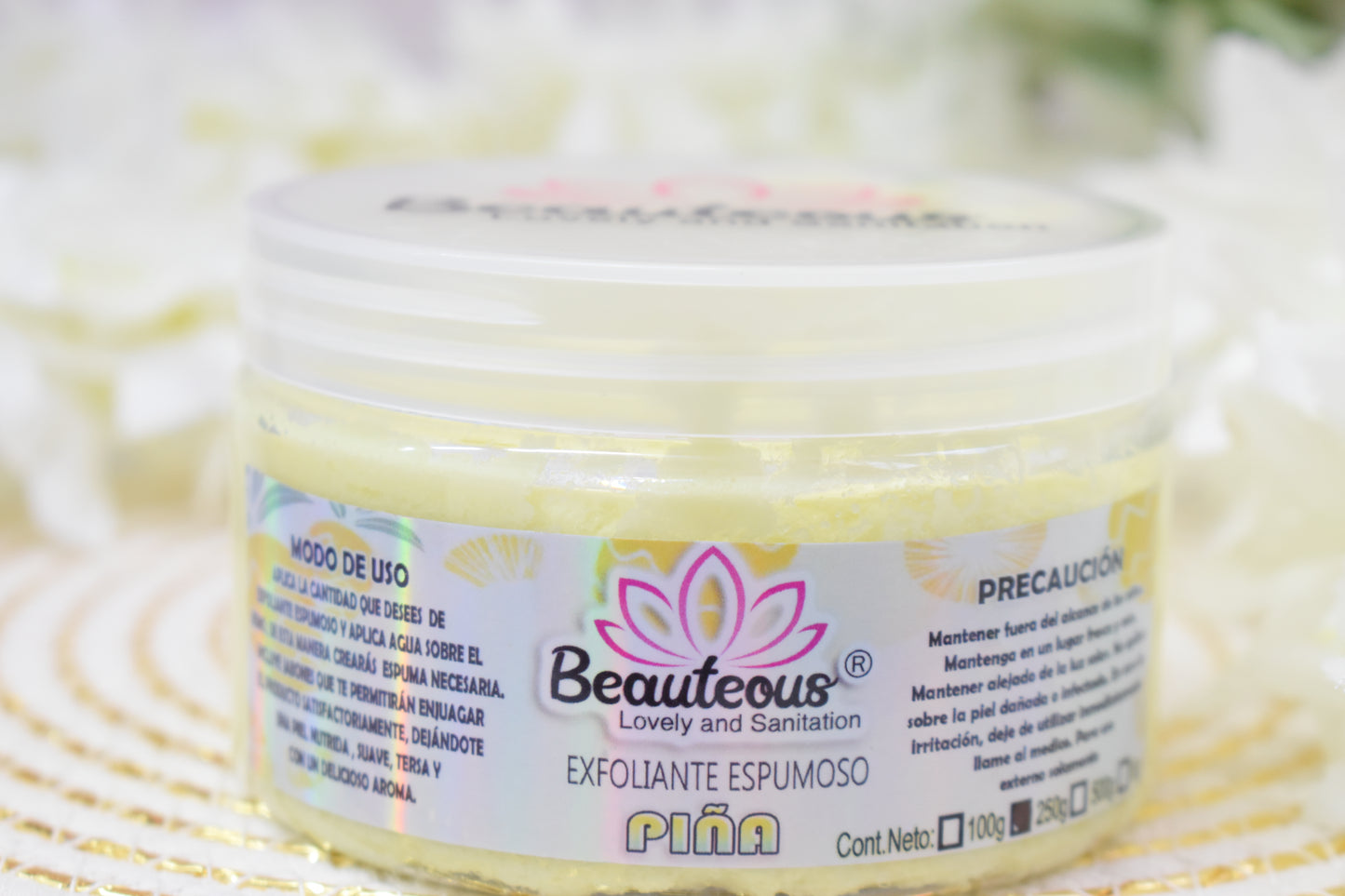 EXFOLIANTE ESPUMOSO 250G AROMA PIÑA