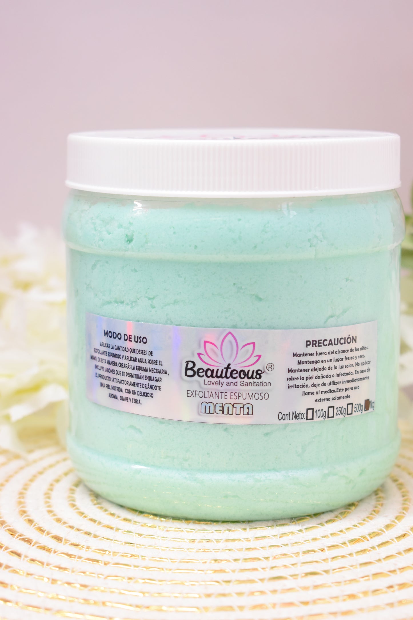 EXFOLIANTE ESPUMOSO 1 KILO AROMA MENTA