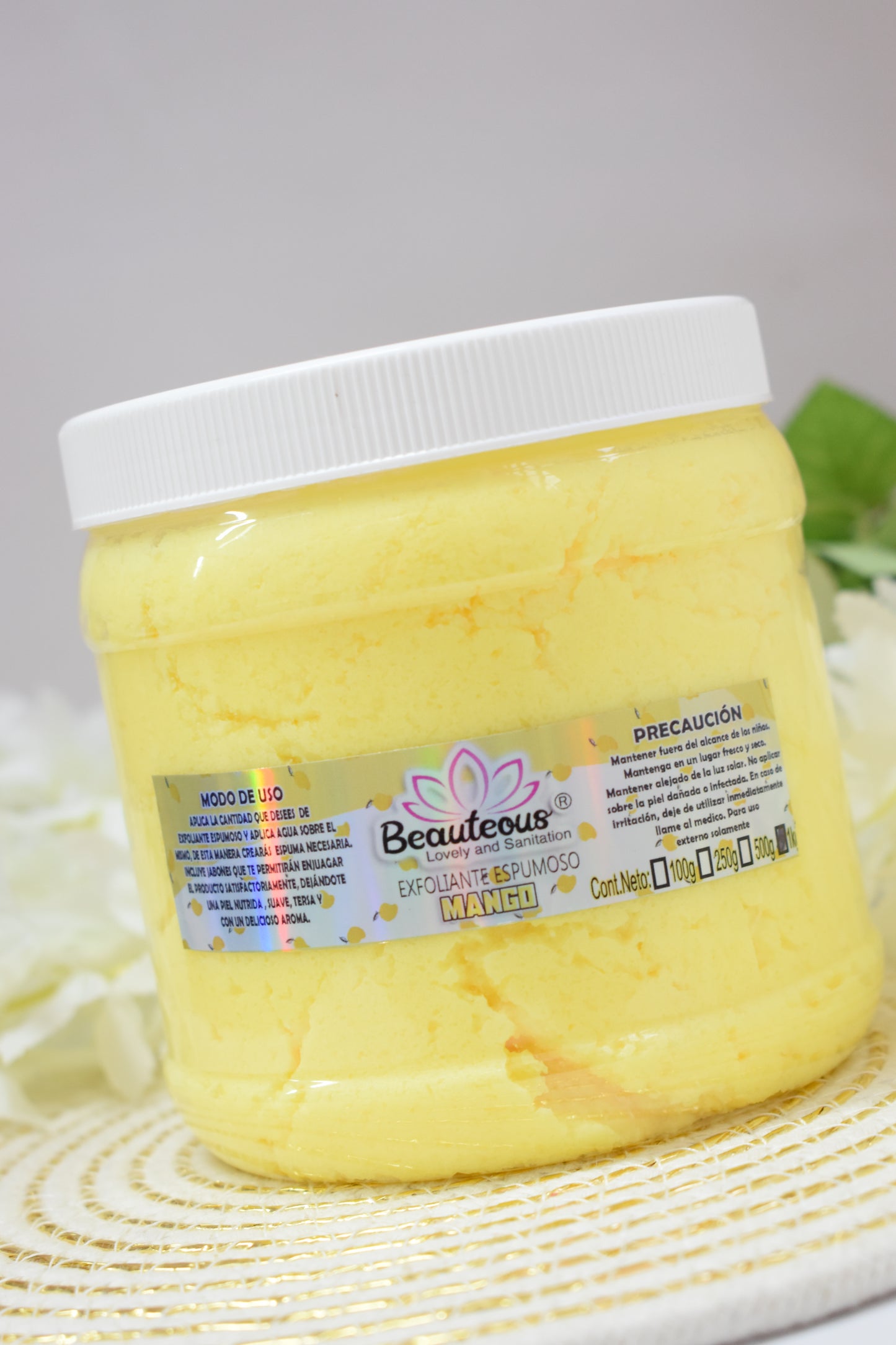 EXFOLIANTE ESPUMOSO 1 KILO AROMA MANGO