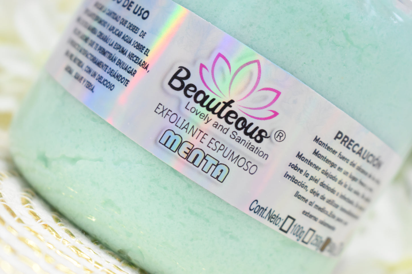 EXFOLIANTE ESPUMOSO 500G AROMA MENTA