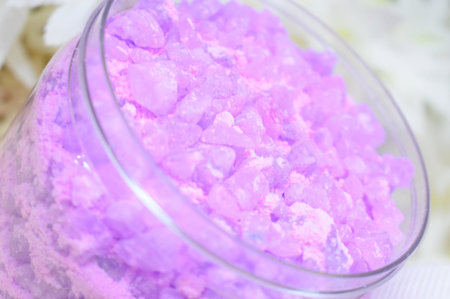 SAL GRUESA EFEREVECENTE RELAJANTE 500G LAVANDA BEAUTEOUS LOVELY