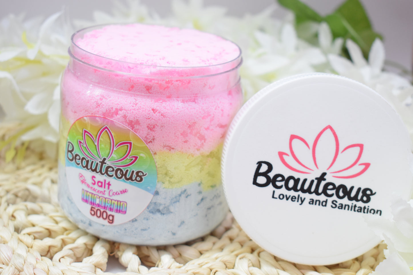 SAL GRUESA EFEREVECENTE RELAJANTE 500G UNICORNIO BEAUTEOUS LOVELY