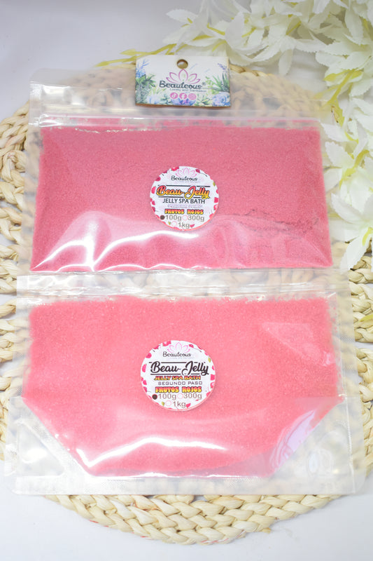 JELLY SPA FRUTOS ROJO 100 GRS BEAUTEOUS LOVELY