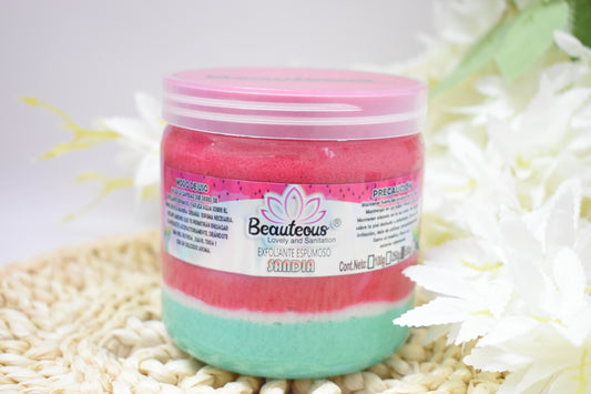 EXFOLIANTE CORPORAL ESPUMOSO AROMA SANDIA 500G BEAUTEOUS LOVELY