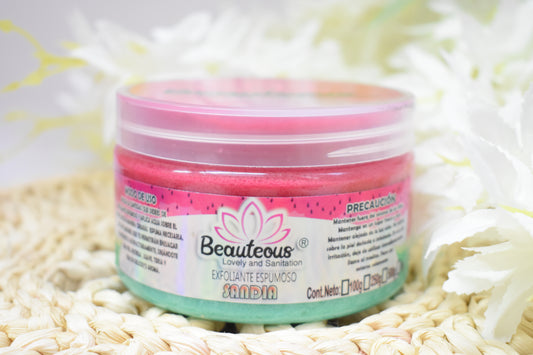 EXFOLIANTE CORPORAL ESPUMOSO AROMA SANDIA250G BEAUTEOUS LOVELY