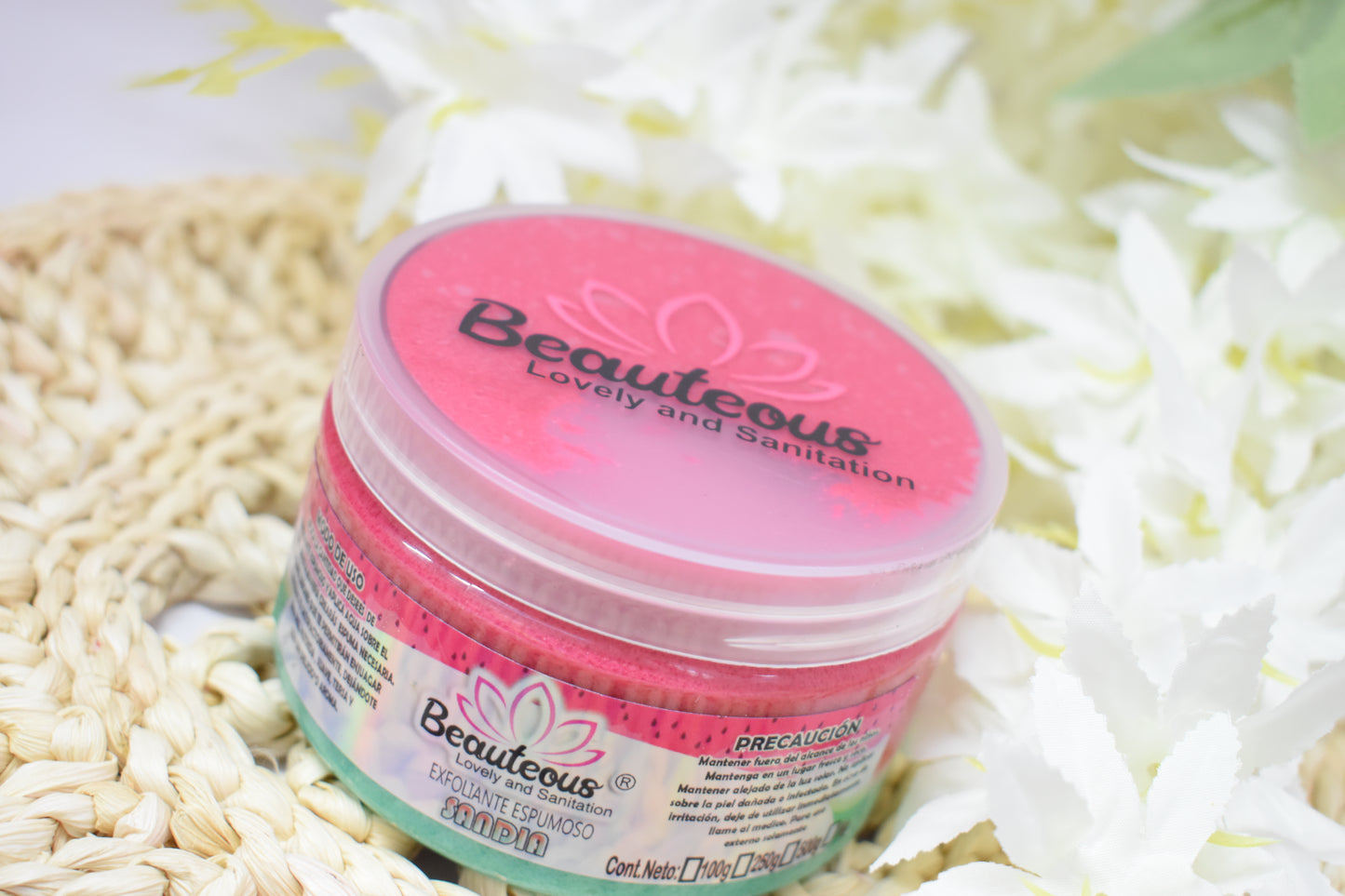 EXFOLIANTE CORPORAL ESPUMOSO AROMA SANDIA250G BEAUTEOUS LOVELY