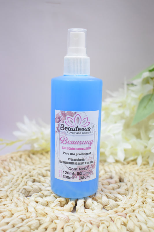 BEAUSANY ( SOLUCION SANITIZANTE) 1/4 LITRO ATOMIZADOR AROMA CHICLE