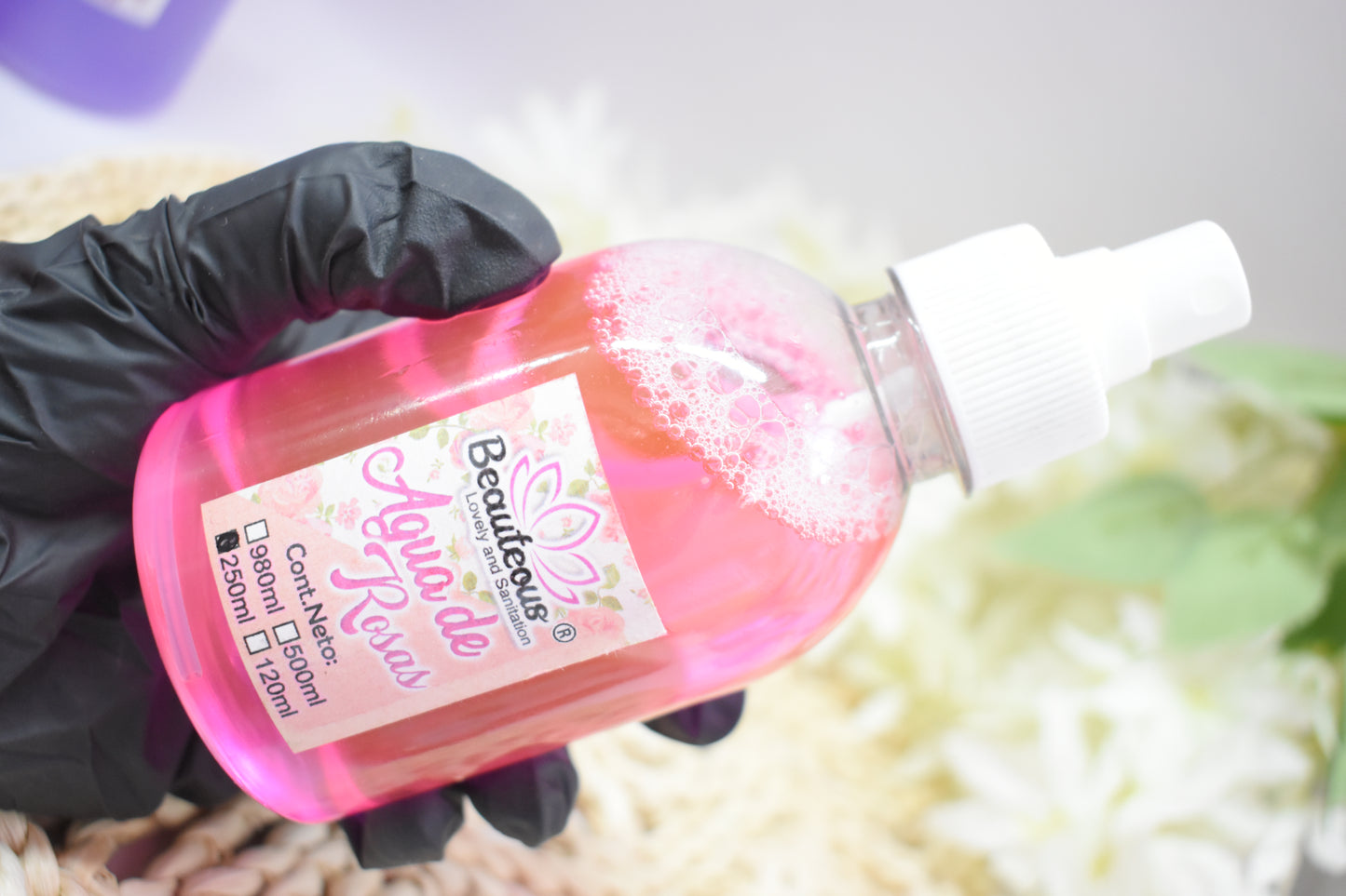 AGUA DE ROSAS 1/2 LITRO BEAUTEOUS LOVELY