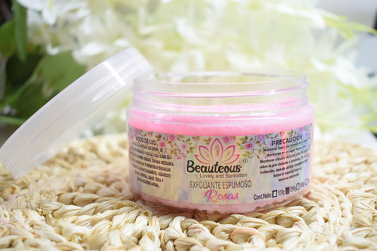 EXFOLIANTE ESPUMOSO AROMA ROSAS BEAUTEOUS LOVELY 250 GRS