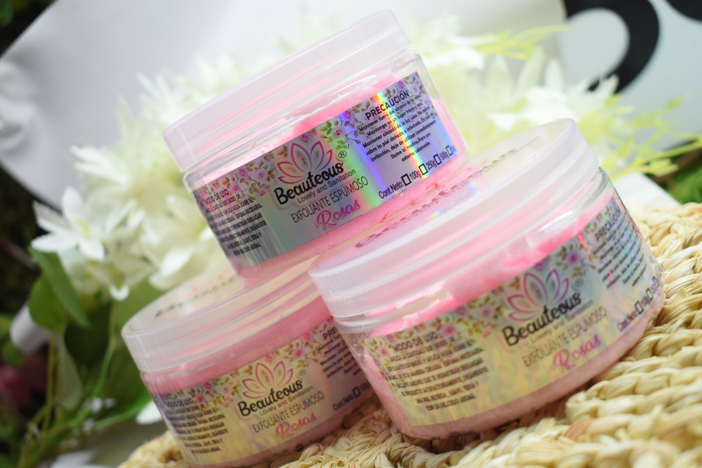 EXFOLIANTE ESPUMOSO AROMA ROSAS BEAUTEOUS LOVELY 250 GRS