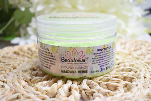 EXFOLIANTE ESPUMOSO AROMA MANZANA VERDE BEAUTEOUS LOVELY 250 GRS