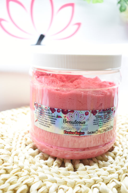 EXFOLIANTE ESPUMOSO 1 KILO AROMA CEREZA  BEAUTEOUS LOVELY