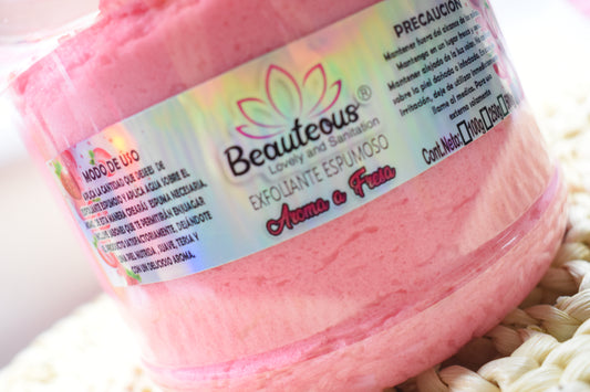 EXFOLIANTE ESPUMOSO 1 KILO AROMA FRUTOS ROJOS BEAUTEOUS LOVELY