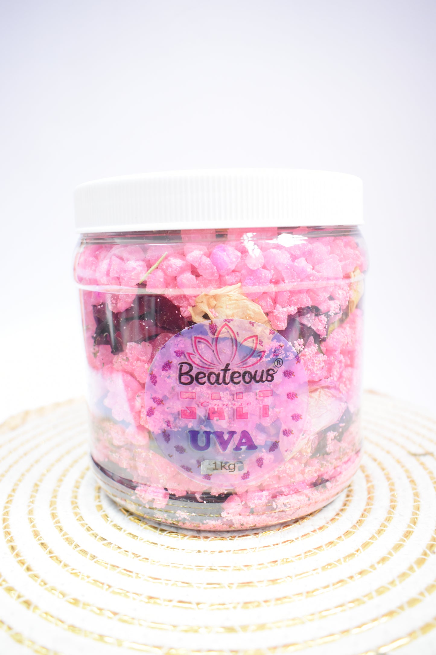 SALES GRUESAS EFERVECENTES AROMA UVA CON NATURALEZA 1 KILO