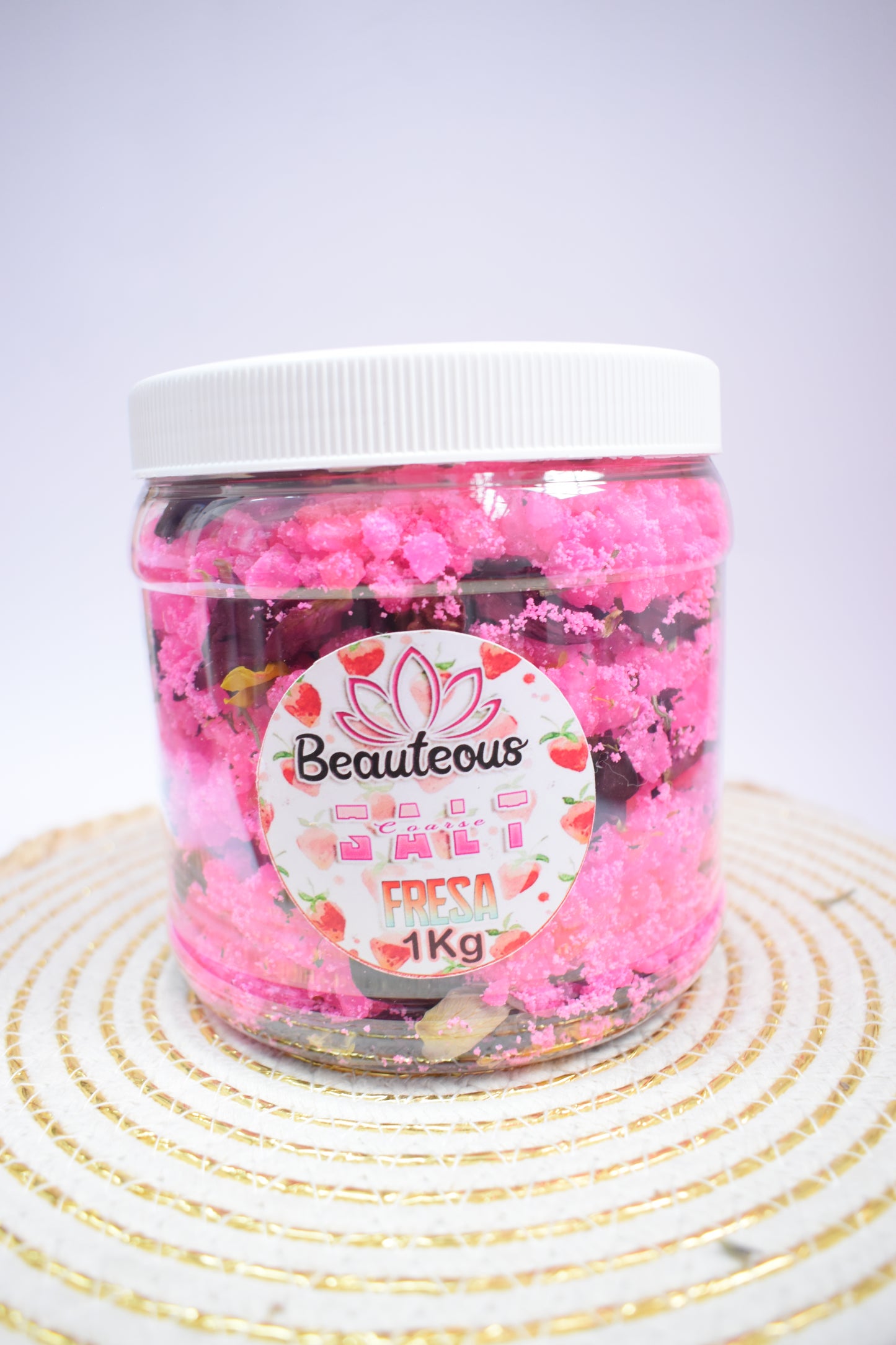 SALES GRUESAS EFERVECENTES CON NATURALEZA FRESA 1KILO