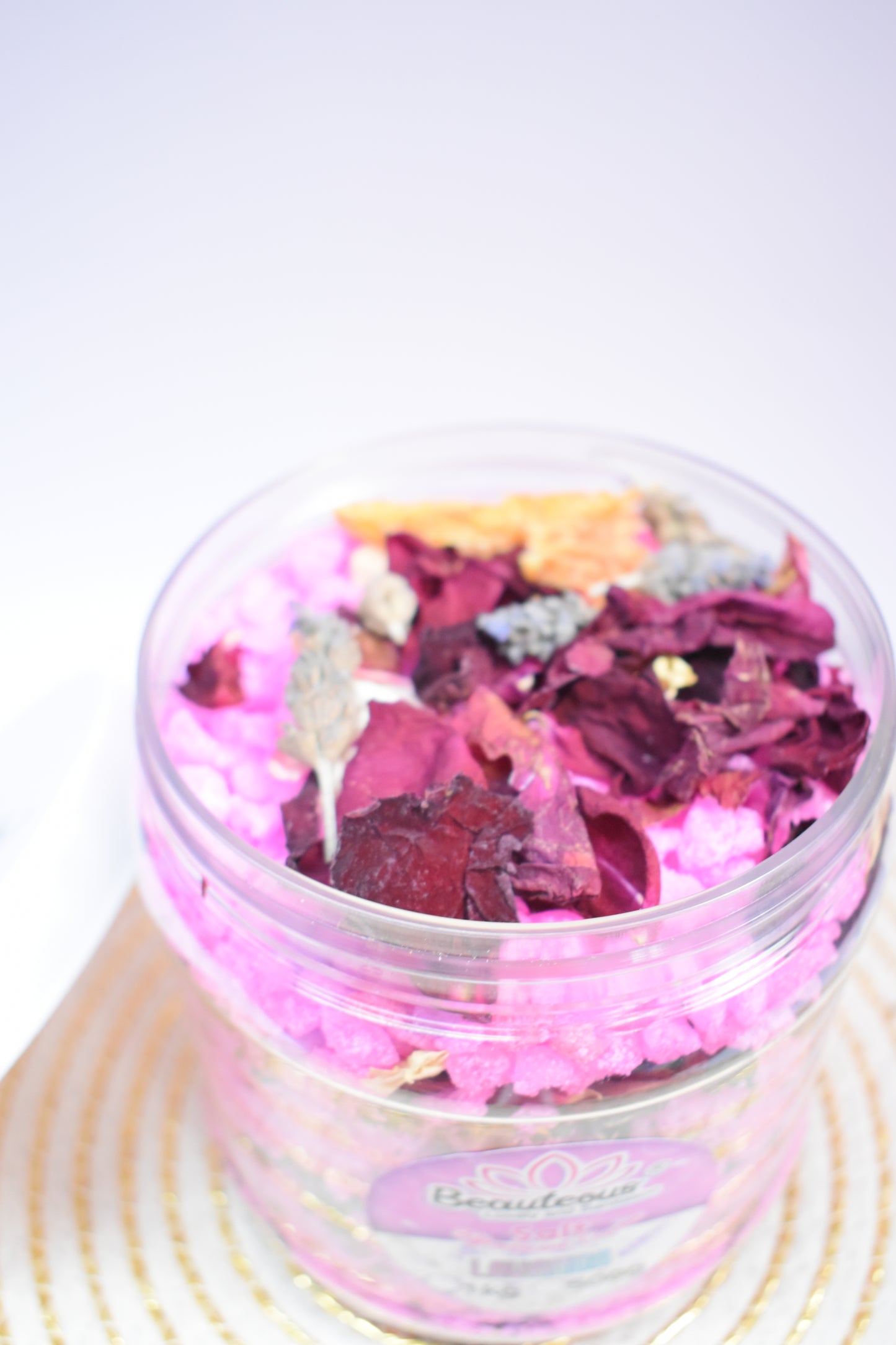 SALES GRUESAS EFERVECENTES CON NATURELEZA LAVANDA 1 KILO
