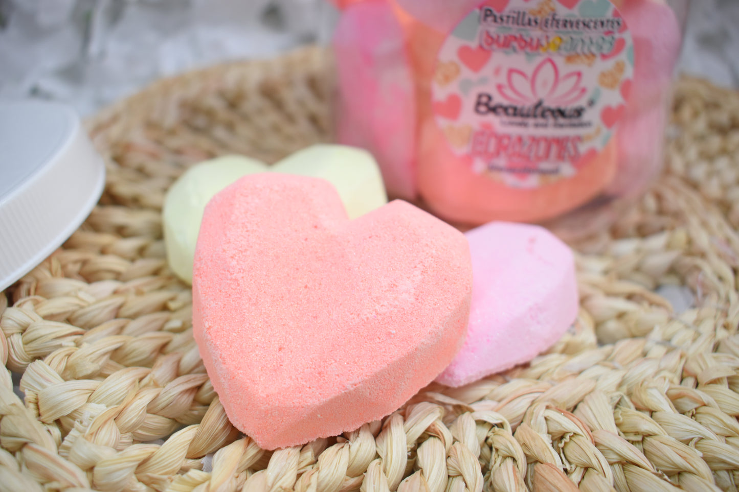 bombas en forma de corazón tamaño maxi 1 KG