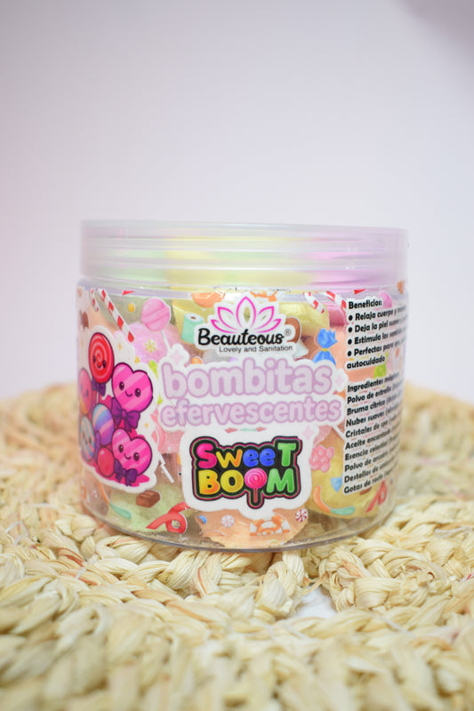BOMBAS EFERVECENTES SWEET BOOM 🍬50pz
