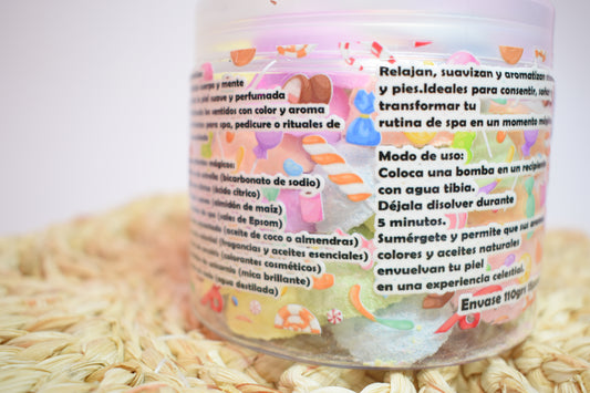 BOMBAS EFERVECENTES SWEET BOOM 🍬120 pz (620grs)