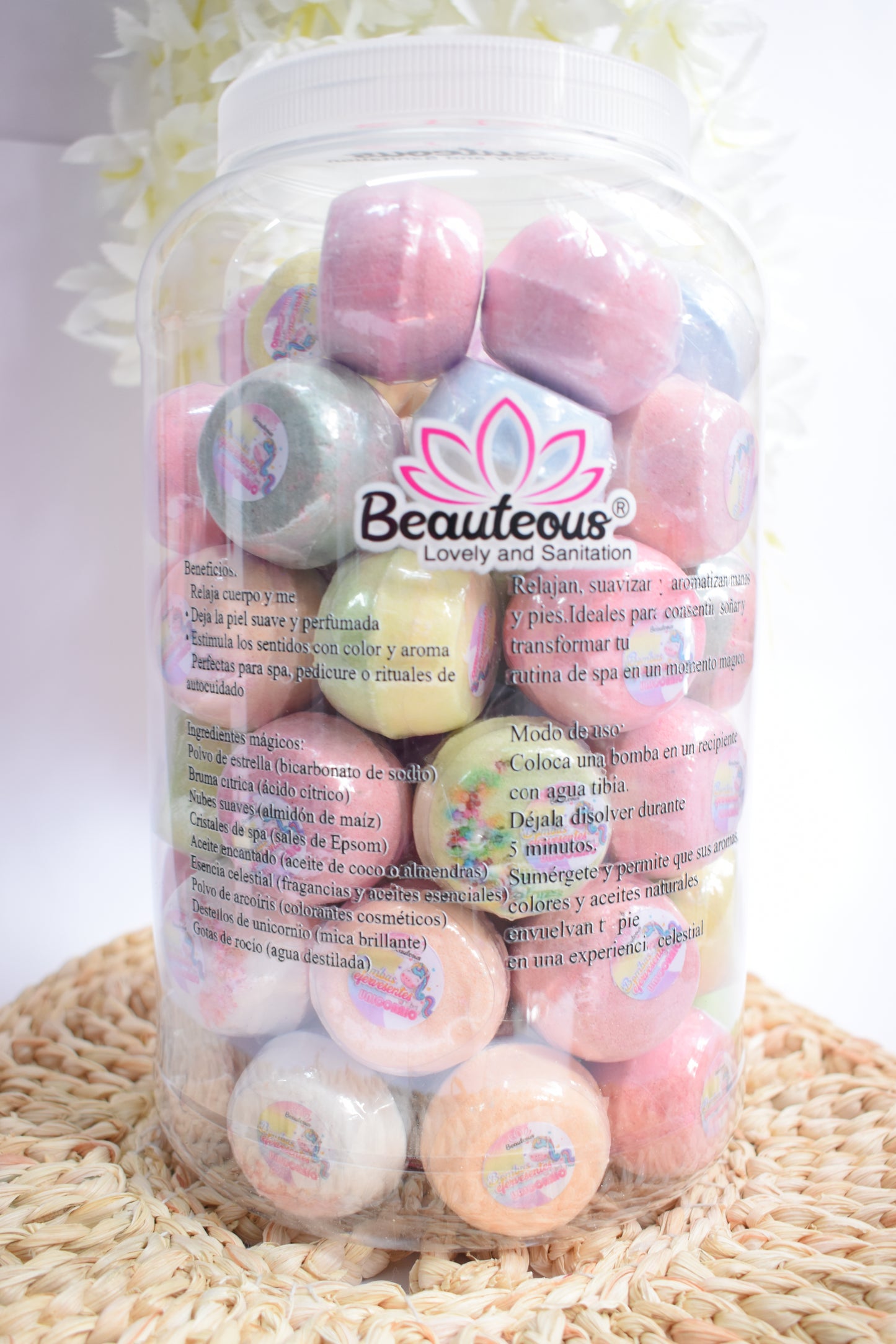 Bote de Bombas Efervescentes Spa (60 piezas – 2 kg)