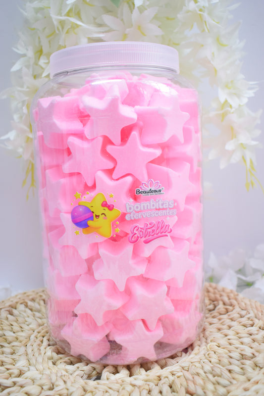 Bote de Bombas Maxi estrellas