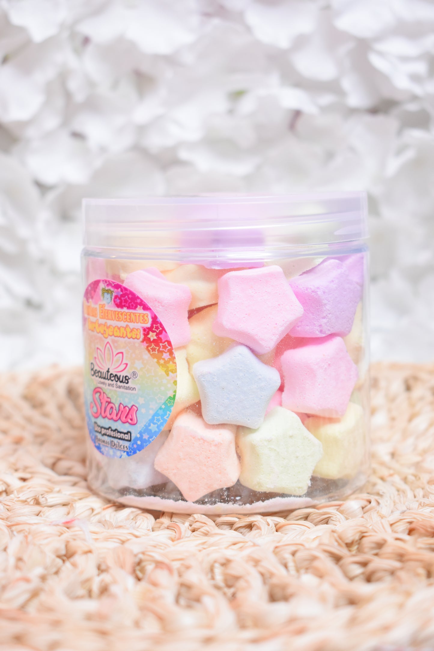 Bombas Efervescentes de Estrellas – Beauteous Lovely 500 grms