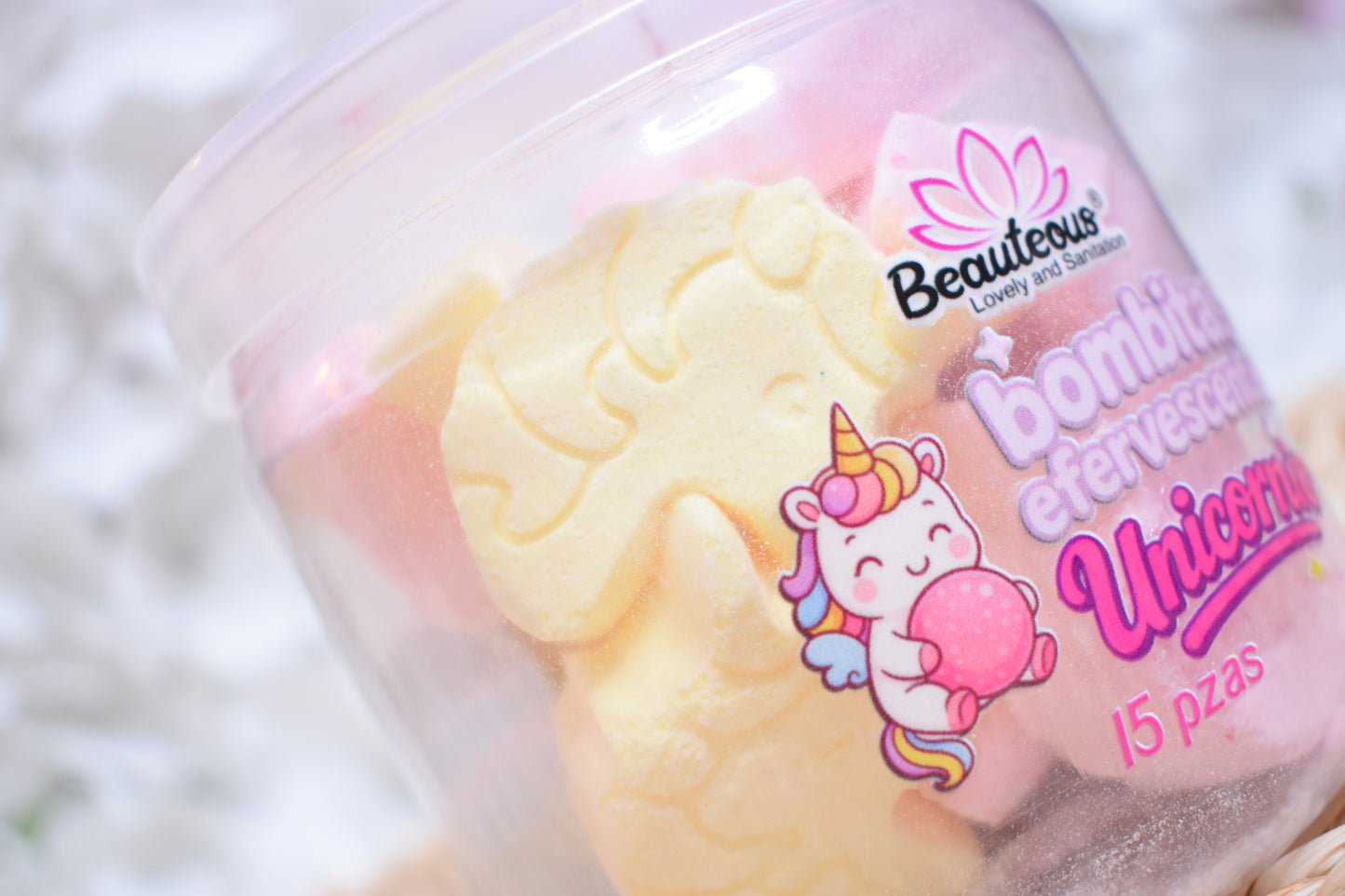 🦄 Bombas Efervescentes de Unicornio Grande – Beauteous Lovely 🦄400VGRMS