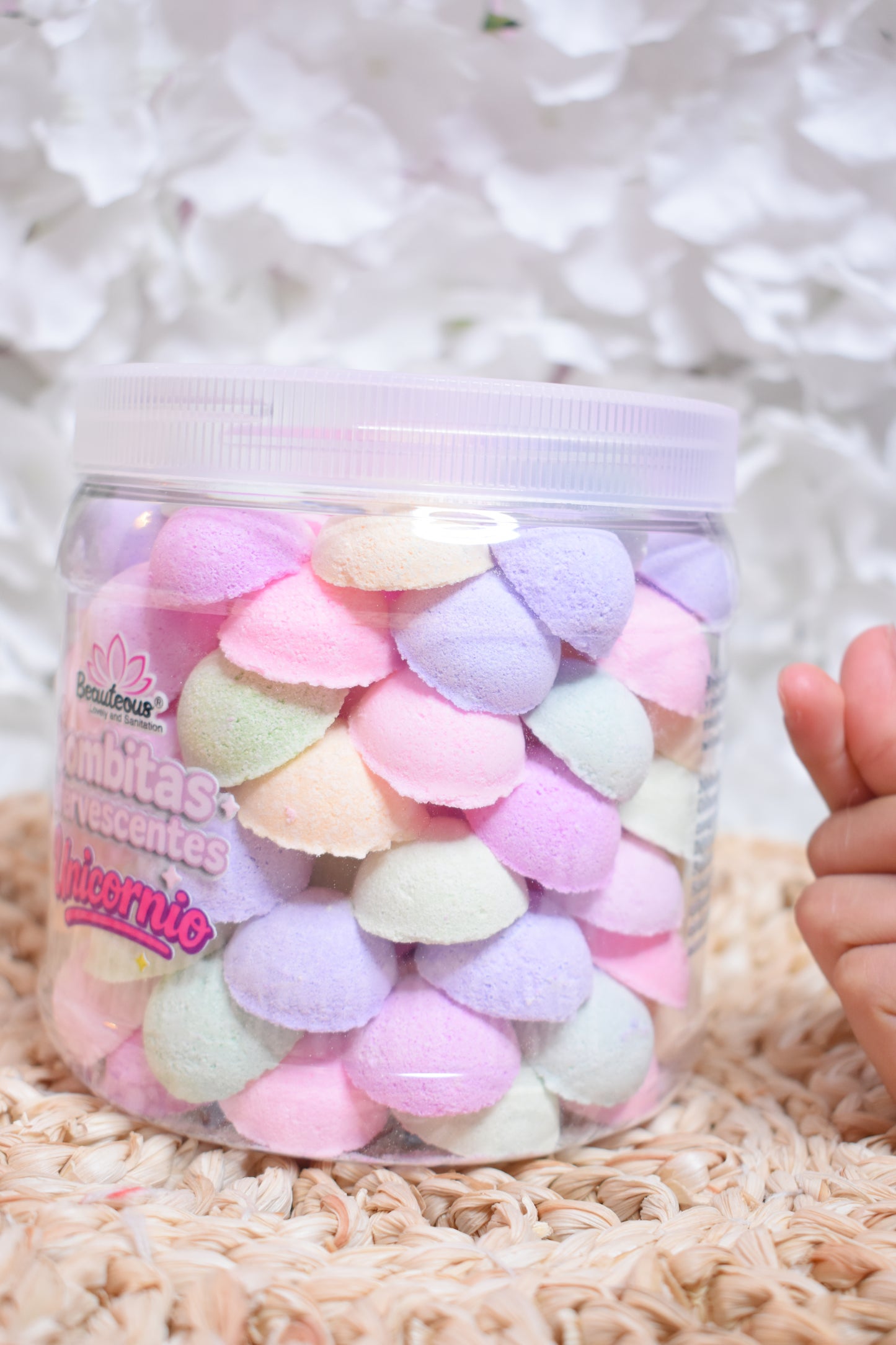 BOMBAS PARA MANICURA UNICORNIO 1 KILO