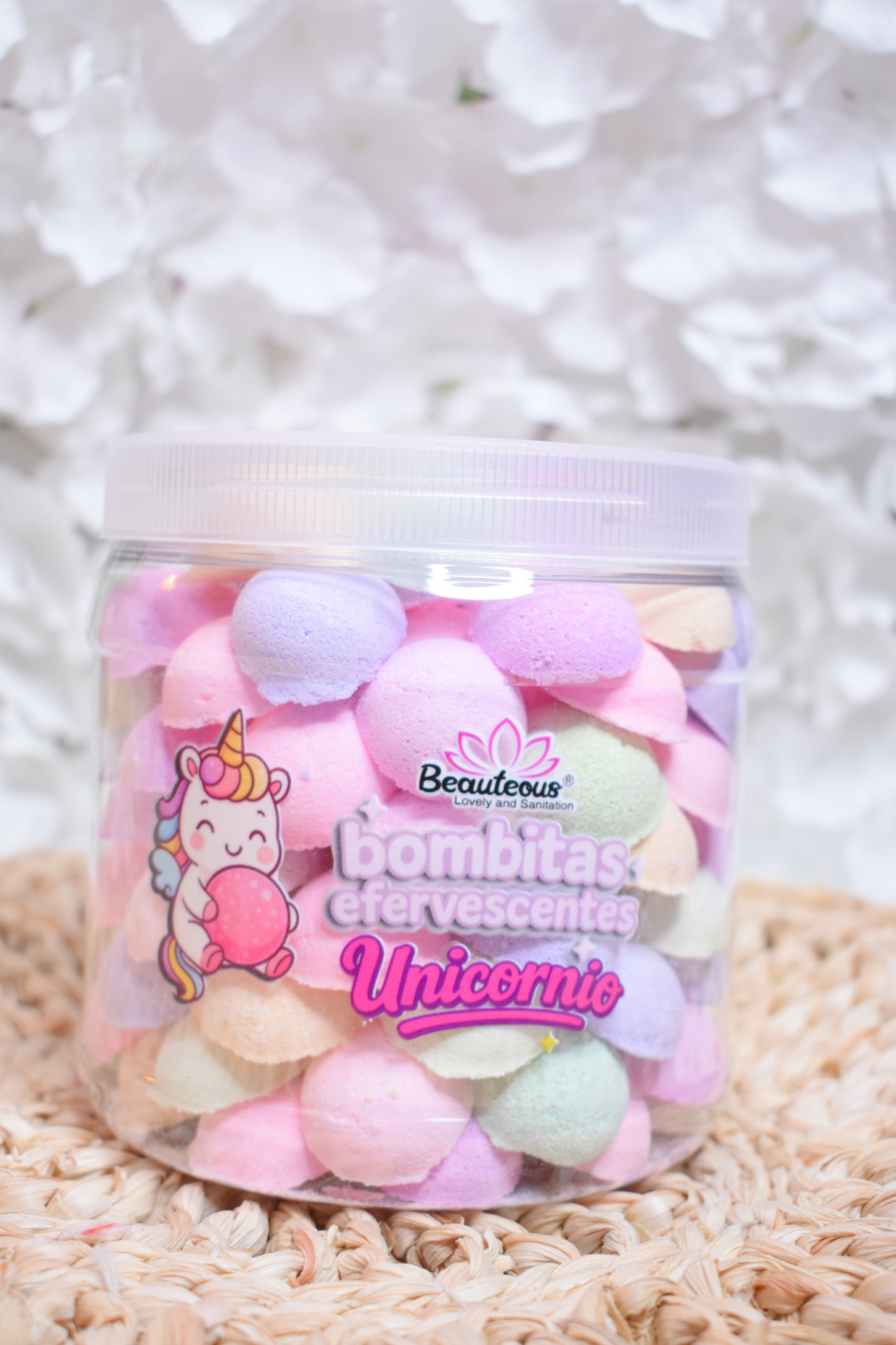 BOMBAS PARA MANICURA UNICORNIO 1 KILO