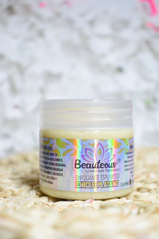 🍌🍬 Exfoliante Beauteous Lovely – Chicle Plátano (100 g)