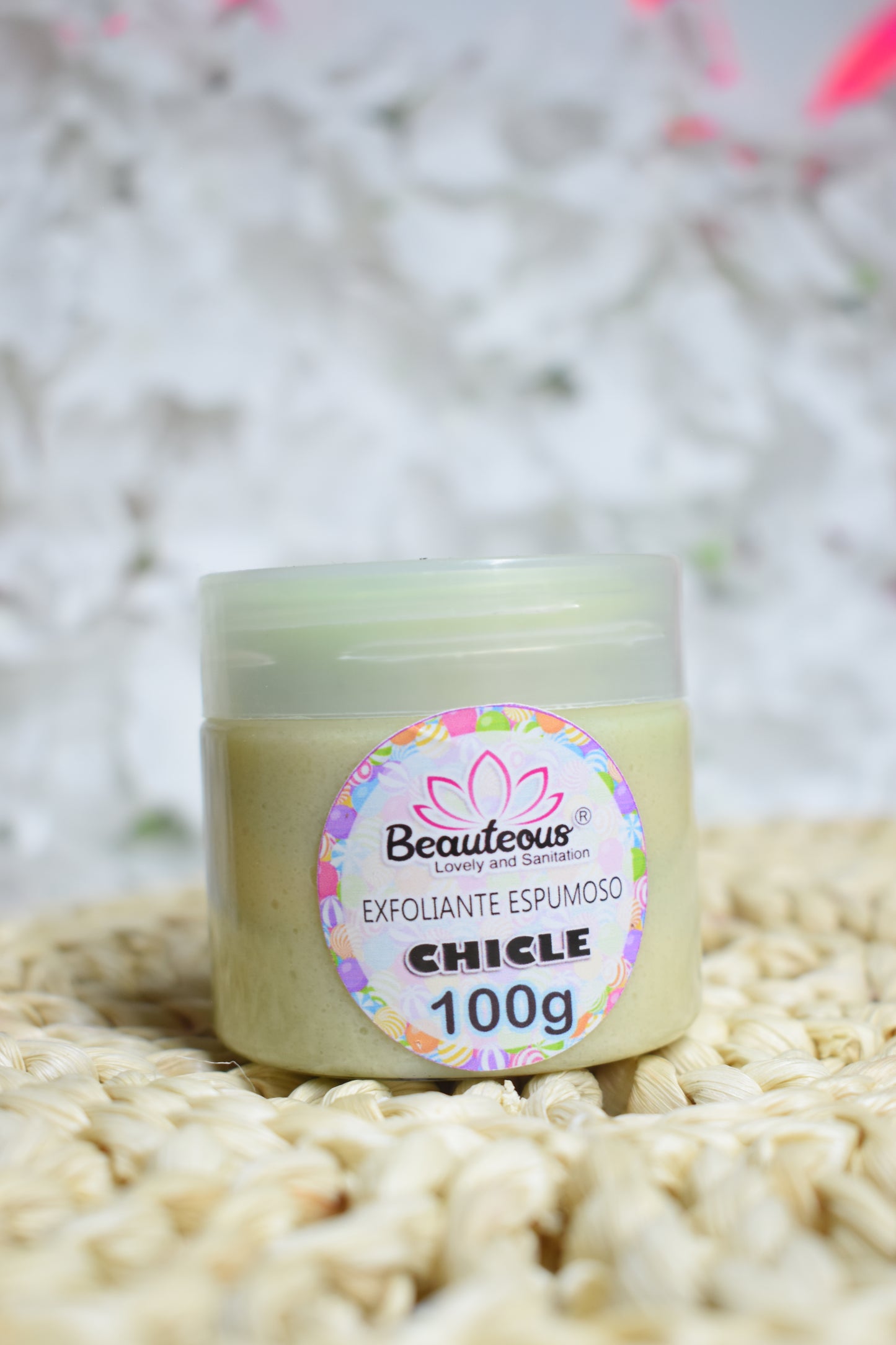 🍬 Exfoliante Beauteous Lovely – Chicle (100 g)