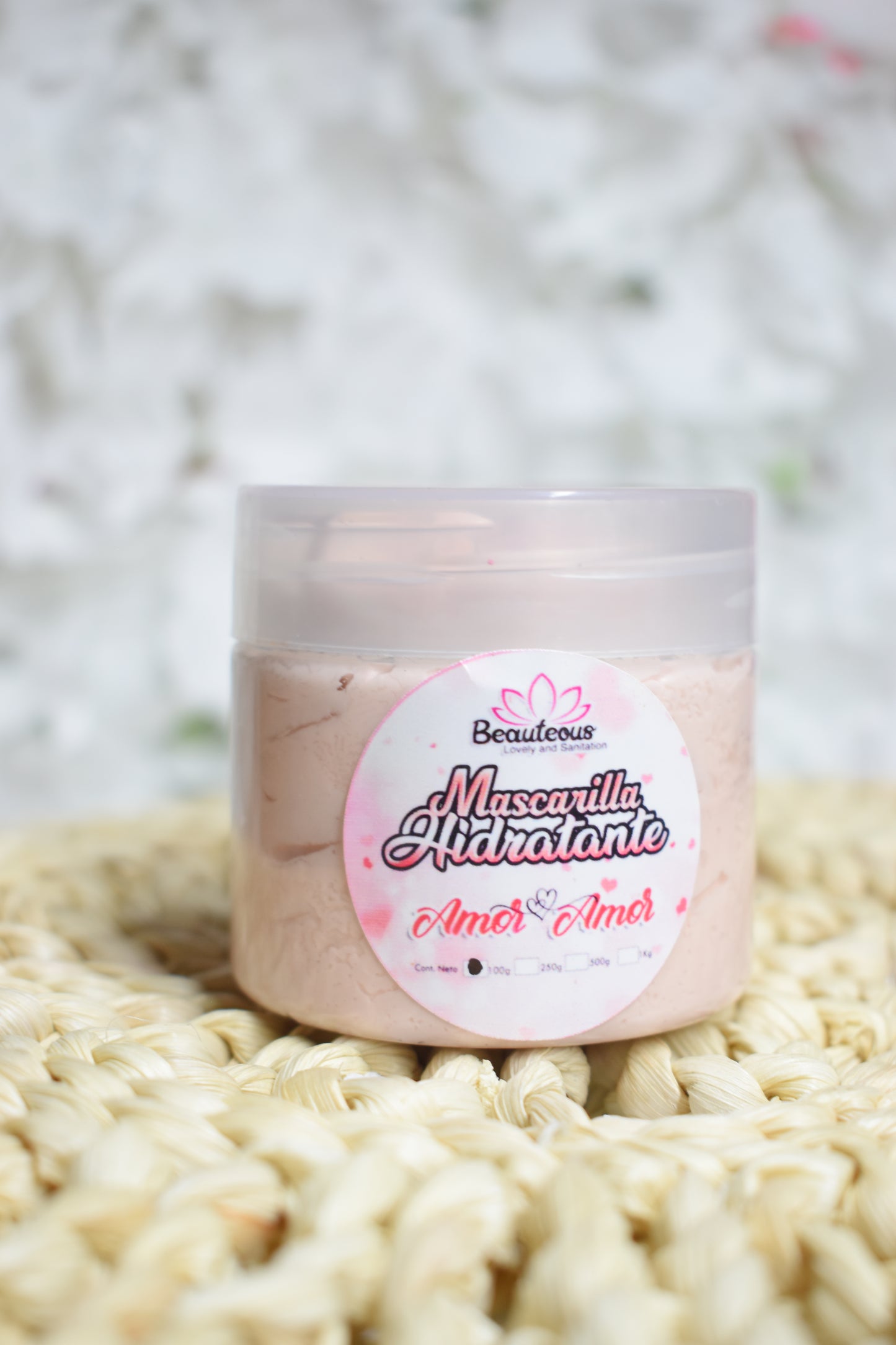 : 🌹 Mascarilla Corporal Beauteous Lovely – Amor Amor (100 g)