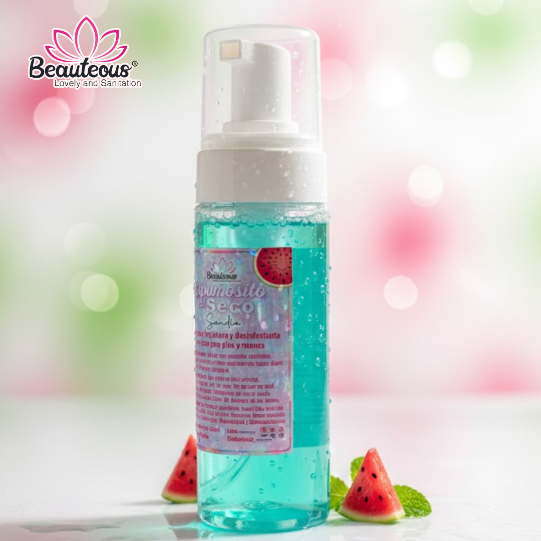 Espumosito de sandia para manicura