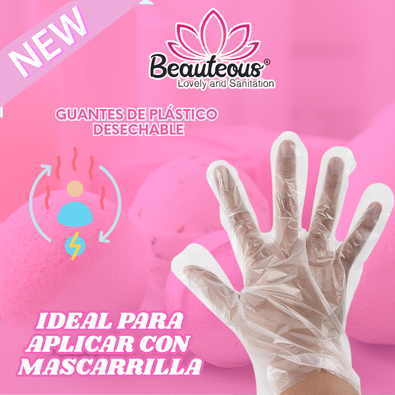 GUANTES TERMICOS PARA MASCARRILLA 100 PC