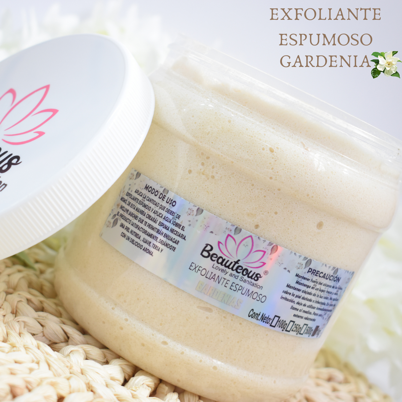 EXFOLIANTE ESPUMOSA GARDENIAS