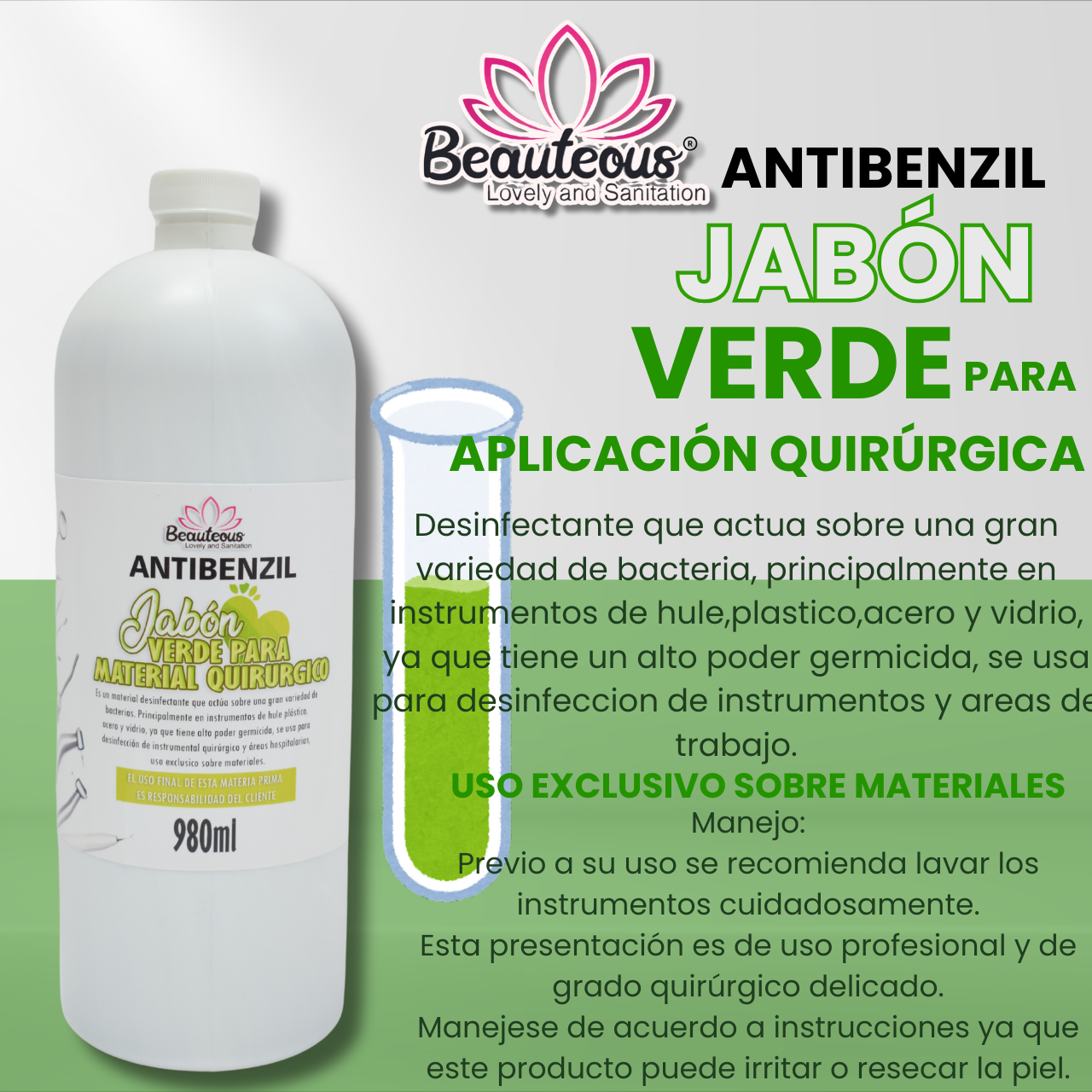 Beauteous Lovely: Protección y Higiene con Antibenzil Verde