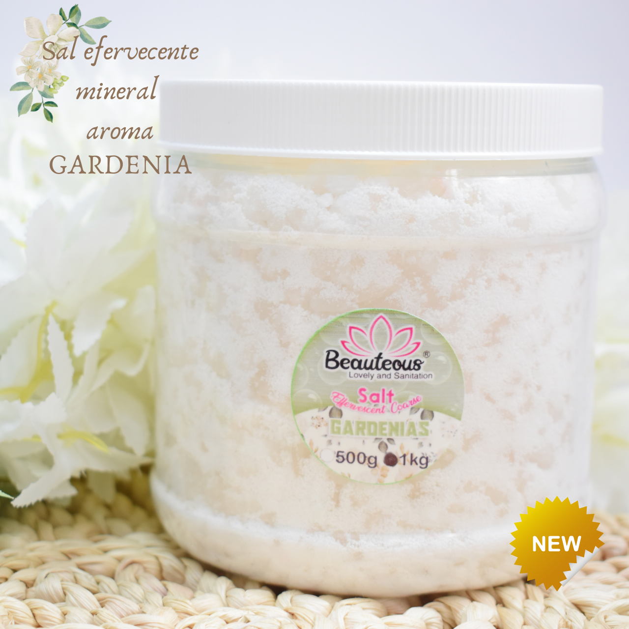 SALES GRUESAS EFERVECENTES AROMA GARDENIAS