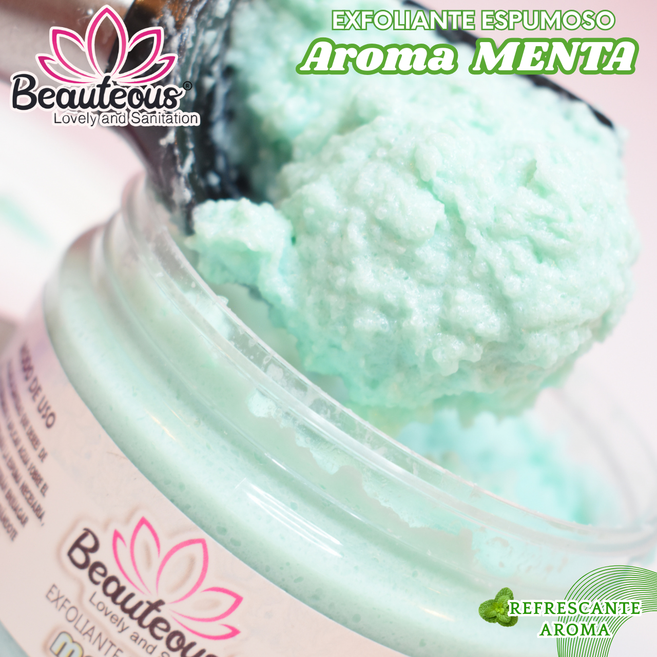 Exfoliante de manos y pies AROMA MENTA 250 grms