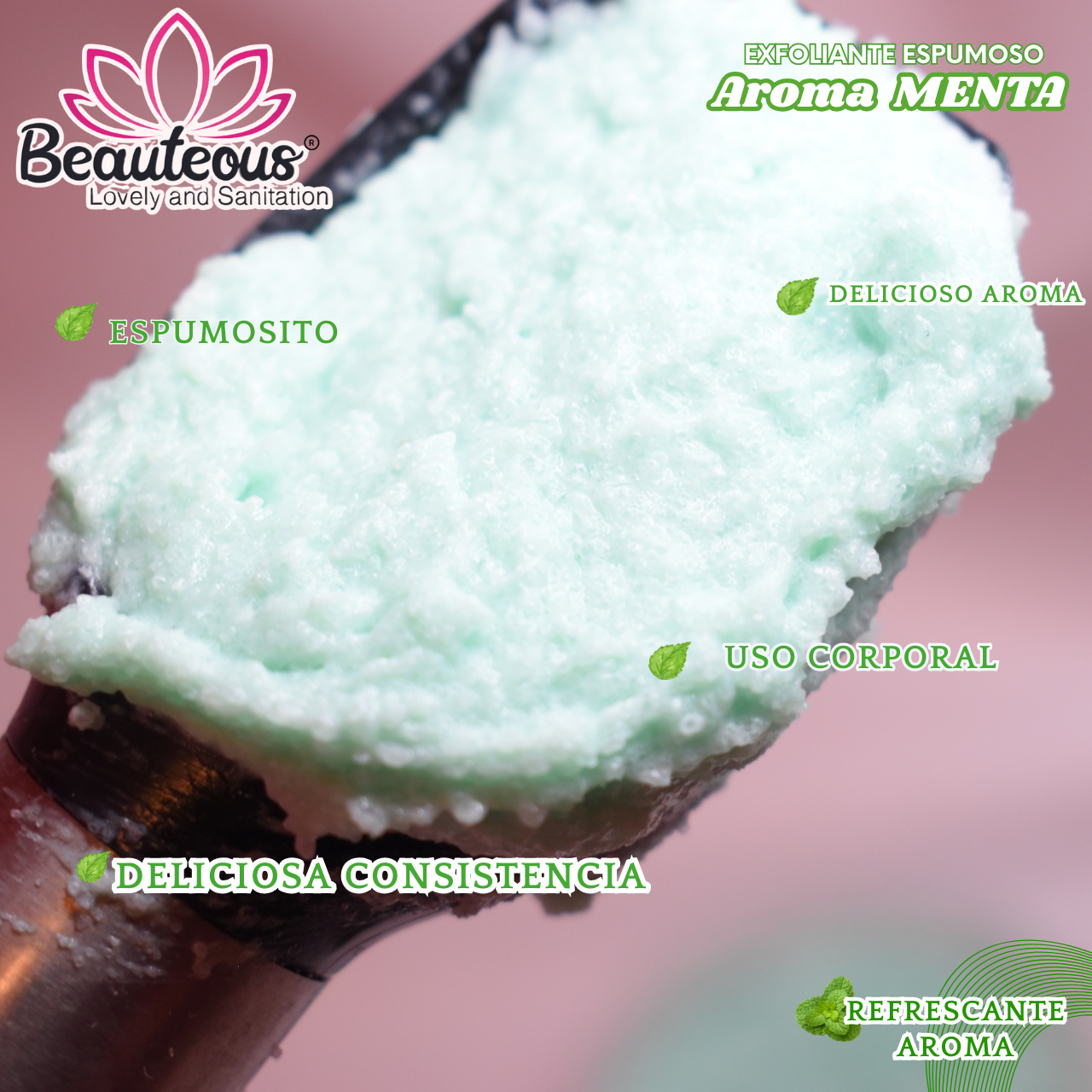 Exfoliante de manos y pies AROMA MENTA 250 grms