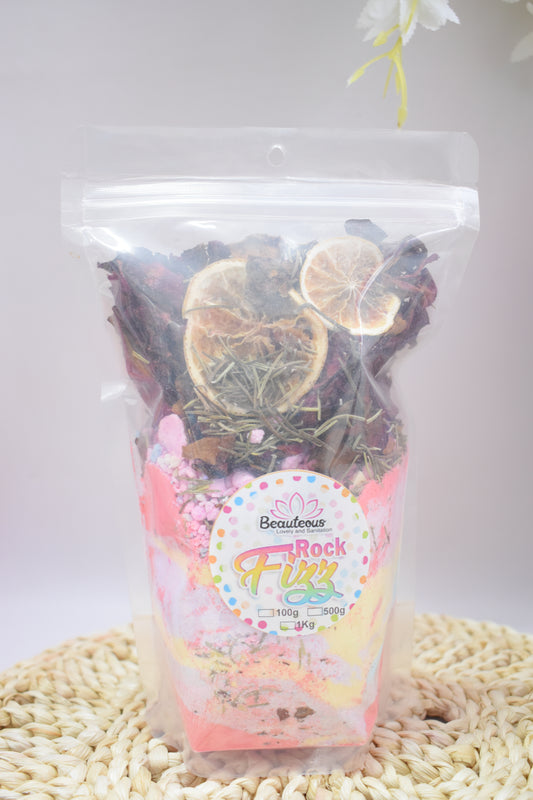 FIIZ ROCK 500 G Polvo Efervescente para Pedicure SPA BEAUTEOUS LOVELY